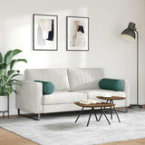 Cuscini a rullo 2 pcs Verde Scuro  25 x 70 cm Tessuto