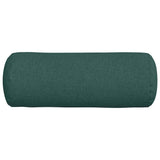 Cuscini a rullo 2 pcs Verde Scuro  25 x 70 cm Tessuto