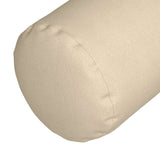Cuscini a rullo 2 pcs Crema  25 x 70 cm Tessuto