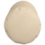 Cuscini a rullo 2 pcs Crema  25 x 70 cm Tessuto