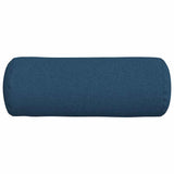 Cuscini a rullo 2 pcs Blu  25 x 70 cm Tessuto