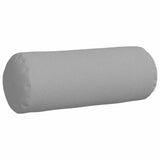 Cuscini a rullo 2 pcs Grigio Nuvola  25 x 70 cm Tessuto