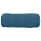 Cuscini a rullo 2 pcs Blu  25 x 70 cm Tessuto in Cords