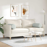 Cuscini a rullo 2 pcs Grigio chiaro  25 x 70 cm