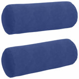 Cuscini a rullo 2 pcs Blu Polizia  25 x 70 cm Tessuto in Cords