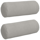 Cuscini a rullo 2 pcs Grigio chiaro  25 x 70 cm