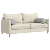 Cuscini a rullo 2 pcs Grigio chiaro  25 x 70 cm