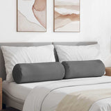 Cuscini a rullo 2 pcs Grigio scuro  25 x 70 cm