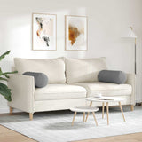 Cuscini a rullo 2 pcs Grigio scuro  25 x 70 cm