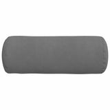 Cuscini a rullo 2 pcs Grigio scuro  25 x 70 cm