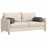 Cuscini a rullo 2 pcs Grigio scuro  25 x 70 cm