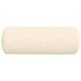 Cuscini a rullo 2 pcs Crema  25 x 70 cm Tessuto in Cords
