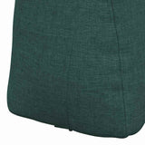 Cuscino per Schiena Verde Scuro 45 x 24 x 50 cm Tessuto
