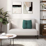 Cuscino per Schiena Verde Scuro 45 x 24 x 50 cm Tessuto