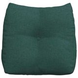 Cuscino per Schiena Verde Scuro 45 x 24 x 50 cm Tessuto