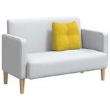 Cuscino per Schiena Giallo 45 x 24 x 50 cm Velluto