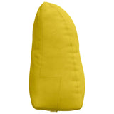 Cuscino per Schiena Giallo 45 x 24 x 50 cm Velluto