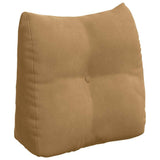 Cuscino per Schiena Marrone 45 x 24 x 50 cm Velluto