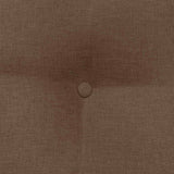 Cuscino per Schiena Marrone 60 x 24 x 50 cm Tessuto