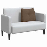 Cuscino per Schiena Marrone 60 x 24 x 50 cm Tessuto