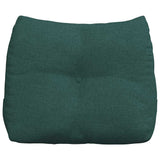 Cuscino per Schiena Verde Scuro 60 x 24 x 50 cm Tessuto