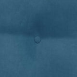 Cuscino per Schiena Blu 60 x 24 x 50 cm Velluto