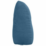 Cuscino per Schiena Blu 60 x 24 x 50 cm Velluto