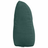 Cuscino per Schiena Verde Scuro 60 x 24 x 50 cm Velluto