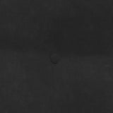 Cuscino per Schiena Nero 60 x 24 x 50 cm Velluto