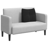 Cuscino per Schiena Nero 60 x 24 x 50 cm Velluto