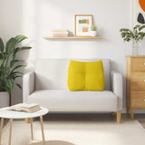 Cuscino per Schiena Giallo 60 x 24 x 50 cm Velluto