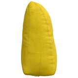 Cuscino per Schiena Giallo 60 x 24 x 50 cm Velluto
