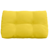 Cuscino per Schiena Giallo Chiaro 80 x 24 x 50 cm Tessuto