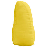 Cuscino per Schiena Giallo Chiaro 80 x 24 x 50 cm Tessuto