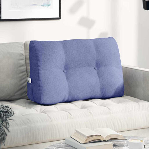 Cuscino per Schiena Blu jeans 80 x 24 x 50 cm Tessuto