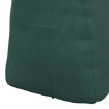 Cuscino per Schiena Verde Scuro 80 x 24 x 50 cm Velluto