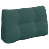 Cuscino per Schiena Verde Scuro 80 x 24 x 50 cm Velluto