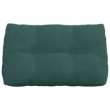 Cuscino per Schiena Verde Scuro 80 x 24 x 50 cm Velluto