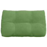 Cuscino per Schiena Verde chiaro 80 x 24 x 50 cm Velluto
