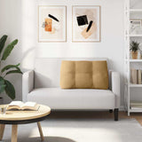 Cuscino per Schiena Marrone 80 x 24 x 50 cm Velluto