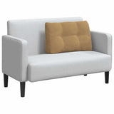 Cuscino per Schiena Marrone 80 x 24 x 50 cm Velluto