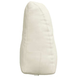 Cuscino per Schiena Crema 80 x 24 x 50 cm Velluto