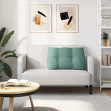 Cuscino per Schiena Verde Mare 80 x 24 x 50 cm Velluto