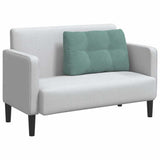 Cuscino per Schiena Verde Mare 80 x 24 x 50 cm Velluto