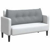 Cuscino per Schiena Grigio chiaro 120 x 24 x 50 cm Tessuto