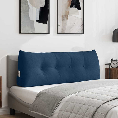 Cuscino per Schiena Blu 120 x 24 x 50 cm Tessuto