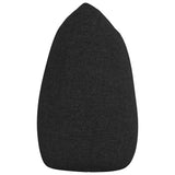 Cuscino per Schiena Nero 140 x 24 x 50 cm Tessuto