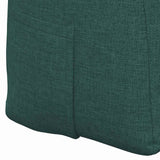 Cuscino per Schiena Verde Scuro 140 x 24 x 50 cm Tessuto
