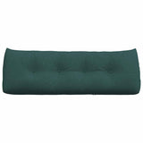 Cuscino per Schiena Verde Scuro 140 x 24 x 50 cm Tessuto
