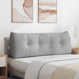 Cuscino per Schiena Grigio Nuvola 140 x 24 x 50 cm Tessuto